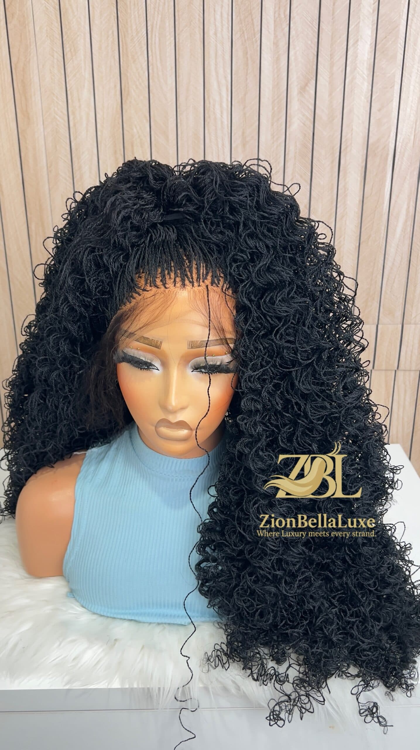 Human Hair Braided Wig