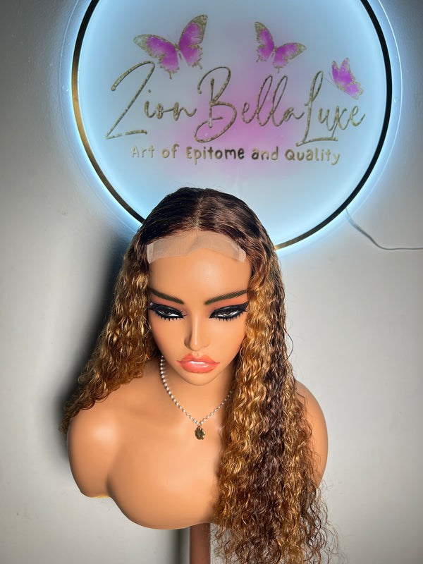 Deep Wave Human Hair Wig | Lizzie Unit | ZionBellaLuxe