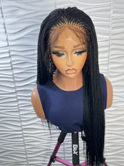 Terry Unit: Ready to ship Micro Twist Wig: Braided Lace front Wig :Full lace braided wig: Micro Million braid: Nano twist: Wigs For Black Women. ZionBellaLuxe