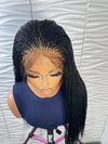 Terry Unit: Ready to ship Micro Twist Wig: Braided Lace front Wig :Full lace braided wig: Micro Million braid: Nano twist: Wigs For Black Women. ZionBellaLuxe