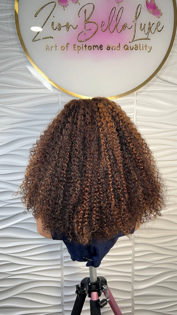 Dawn Unit: Kinky Curly: 5*5 HD Lace Human Hair ZionBellaLuxe