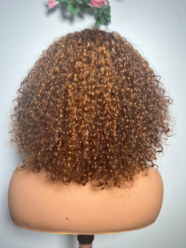 Deep Curly Fringe Wig | Fringe Pixel Curls | ZionBellaLuxe