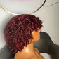 Jess unit: Curly Hair: Wigs With Bang: Rose curly: Black Wig: Glueless Wig: wigs with Bangs.