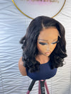 Celine Unit: 5*5 HD Lace Bounce curls: Human Hair Wig: Luxury Black wig. ZionBellaLuxe