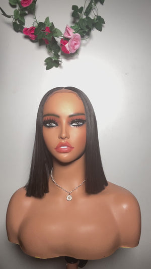 Short Bone Straight Hair Wig | Elise Unit | ZionBellaLuxe