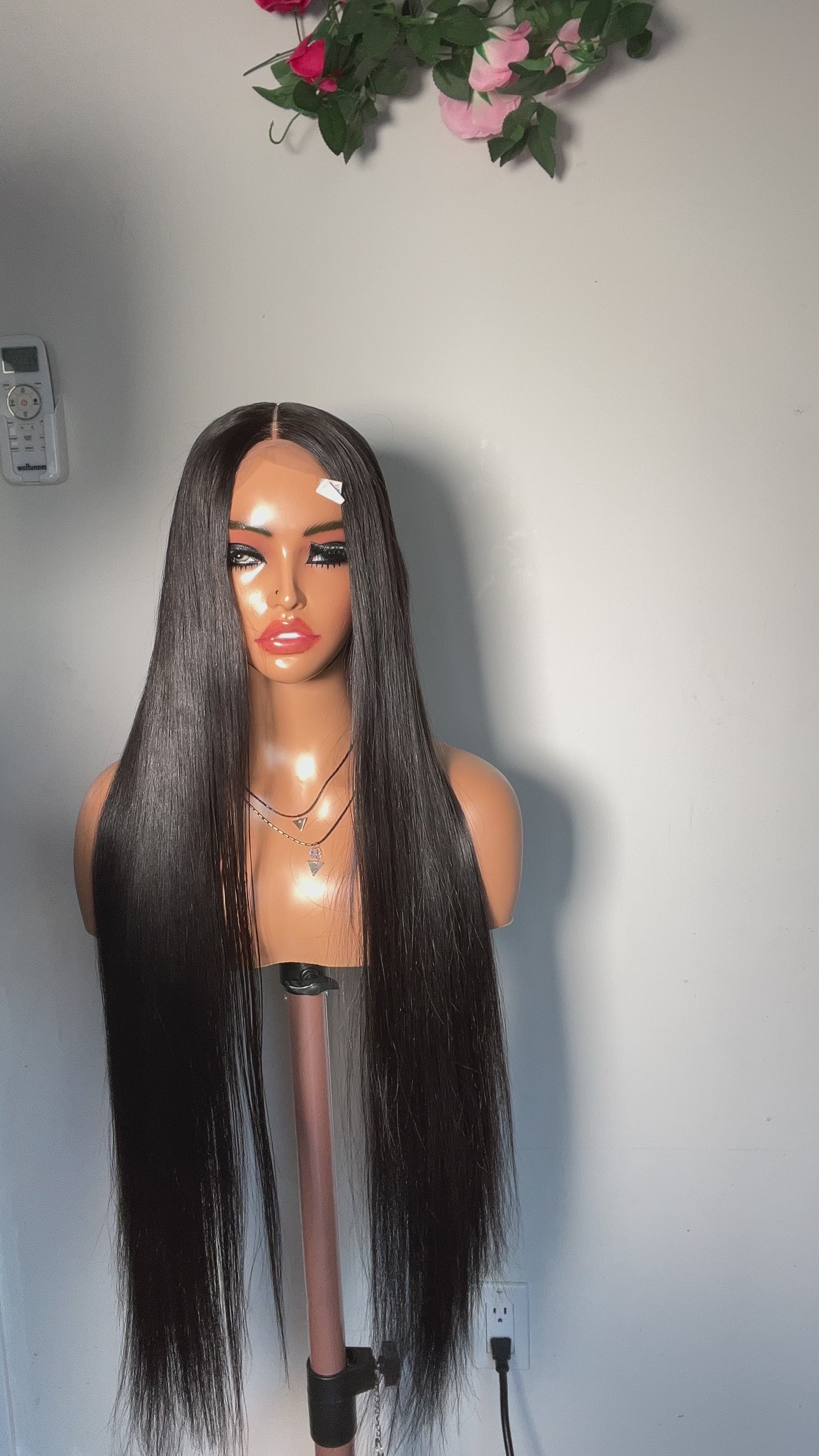 Long Straight Human Hair Wig | Equisite Unit | ZionBellaLuxe